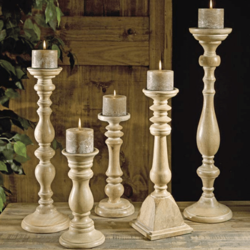 farmhouse style candle holders